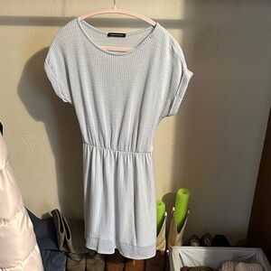 Light Gray Short Sleeve Dress